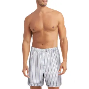 Armani International Vincenzo Classic Fit Linen-Cotton Woven European Boxers