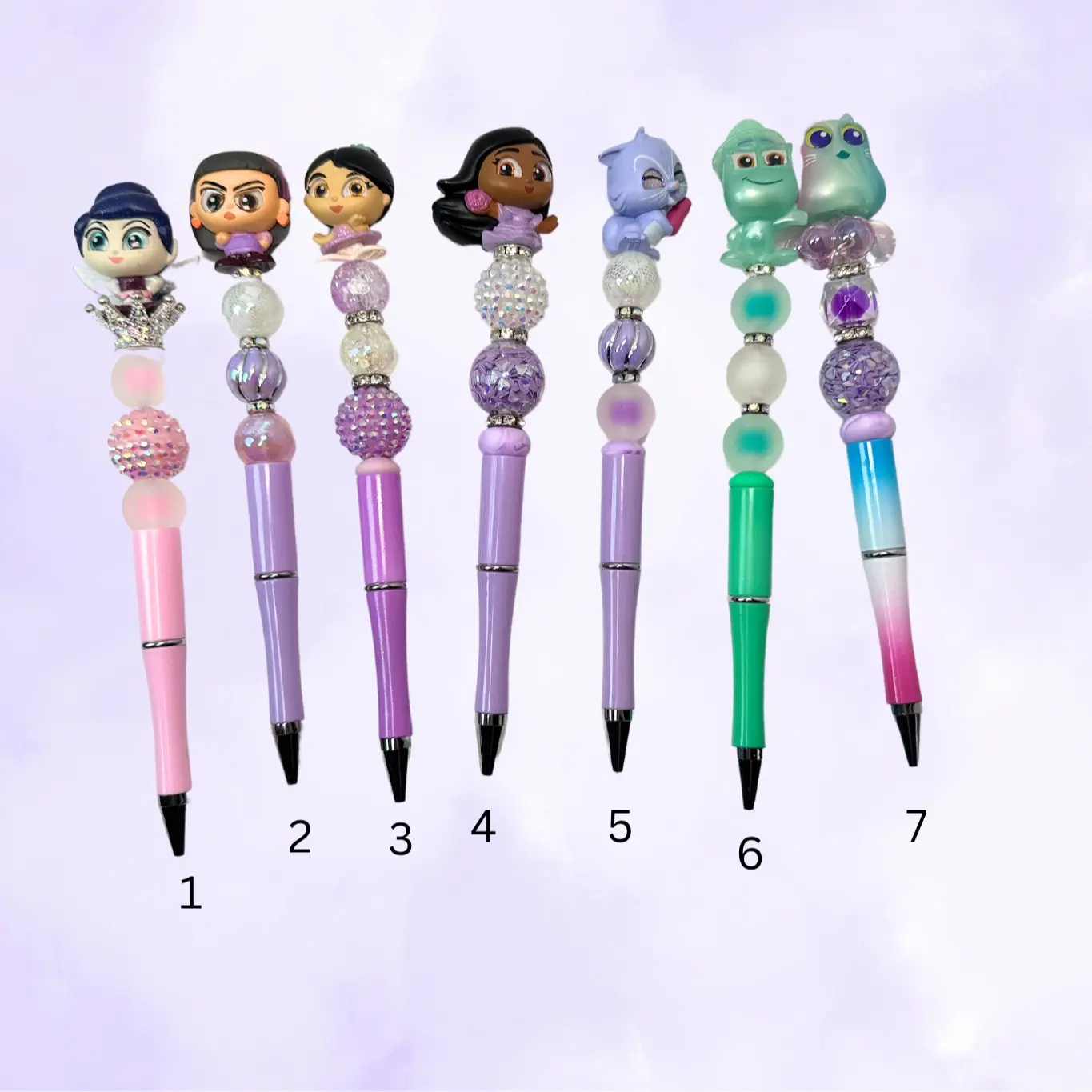Doorable Pens - Toy Pens with Character Designs, Includes Red and Brown Pens, Ideal for Kids and Collectors