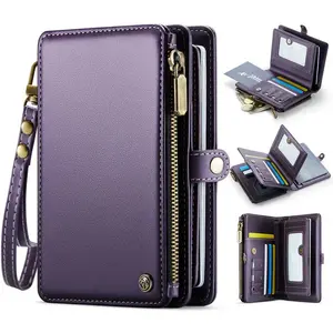 Versatile Vintage Hardware Wallet Unisex Durable Genuine Leather Short Wallet