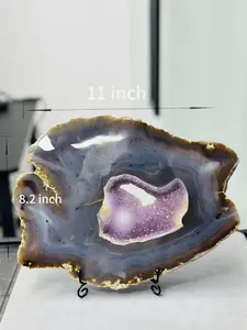 Kelsey(8313)gc.Druzy agate slab
