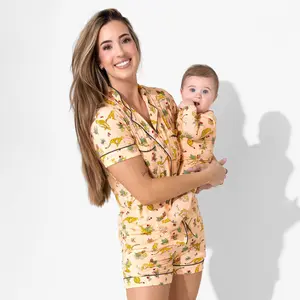 Pounce In Paradise Cheetah Bamboo Women's Pajama Short Set