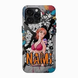 Nami Torn Manga One Piece Phone Case | Shockproof Drip Design | Anime Graphic Protective Case QSuitable for iPhone 17-11 Pro Max/Plus and  Samsung Galaxy S23-25
