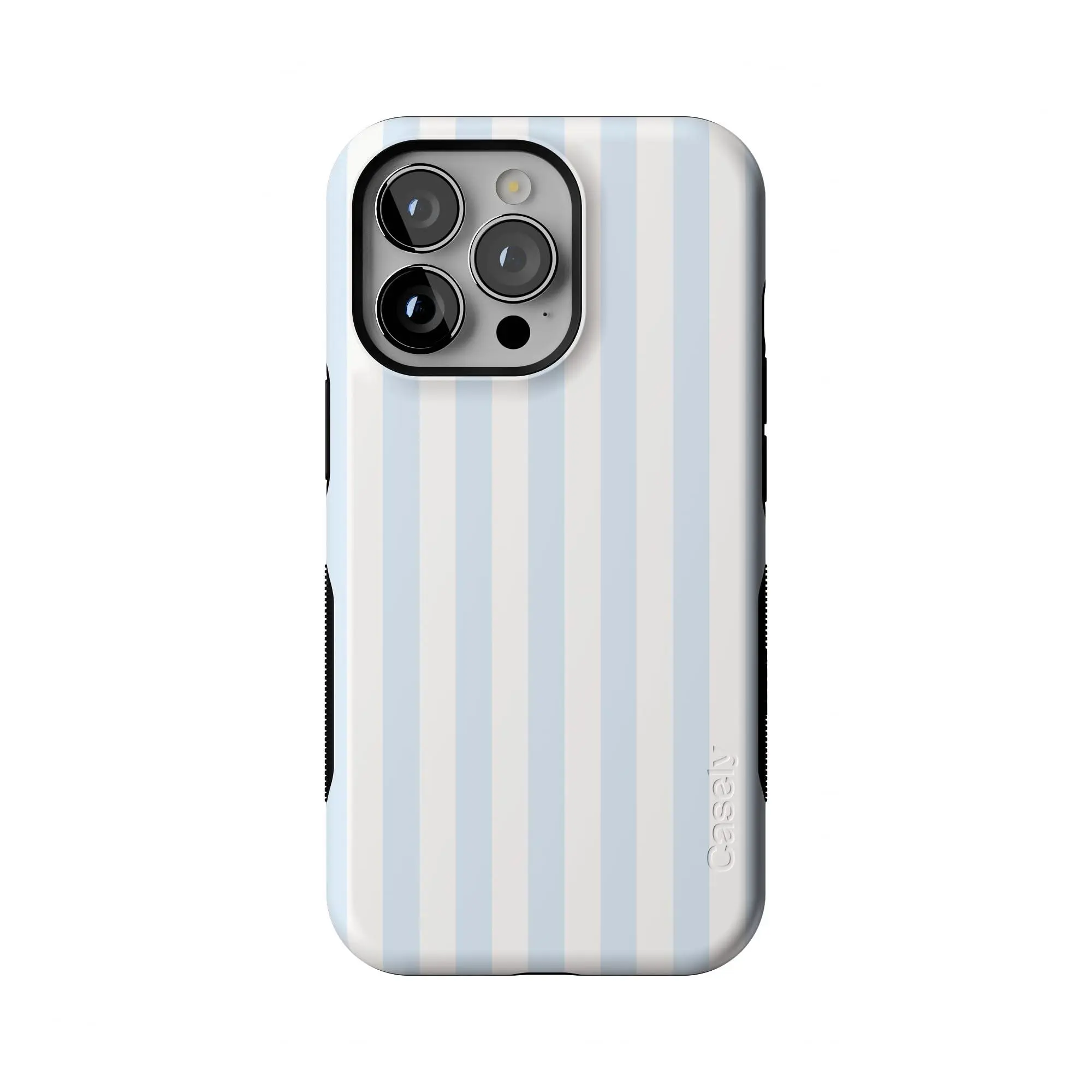 Casely iPhone 13 Pro Case | Sunday Best | Blue Stripes | Bold Protective Design | Compatible with MagSafe