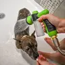 Multifunctional Pet Shower Kit, 5 Pieces Set, Adjustable Nozzle, Durable Pet Bathing Accessories, Fur Protection, Shedding, Home & Outdoor Use, Supplies