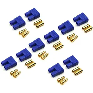 10 Pairs EC3 Battery Connector Plugs,3.5mm Banana Plug Female Male Bullet Connector RC ESC LIPO Battery Electric Motor Airplane Quadcopter Parts DIY