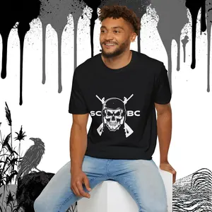 SCBC:"Skull AND Blickies" Graphic T-Shirt, Unisex Casual Shirt, Edgy Streetwear, Gift for Men & Women, Perfect for Parties, Everyday Wear.