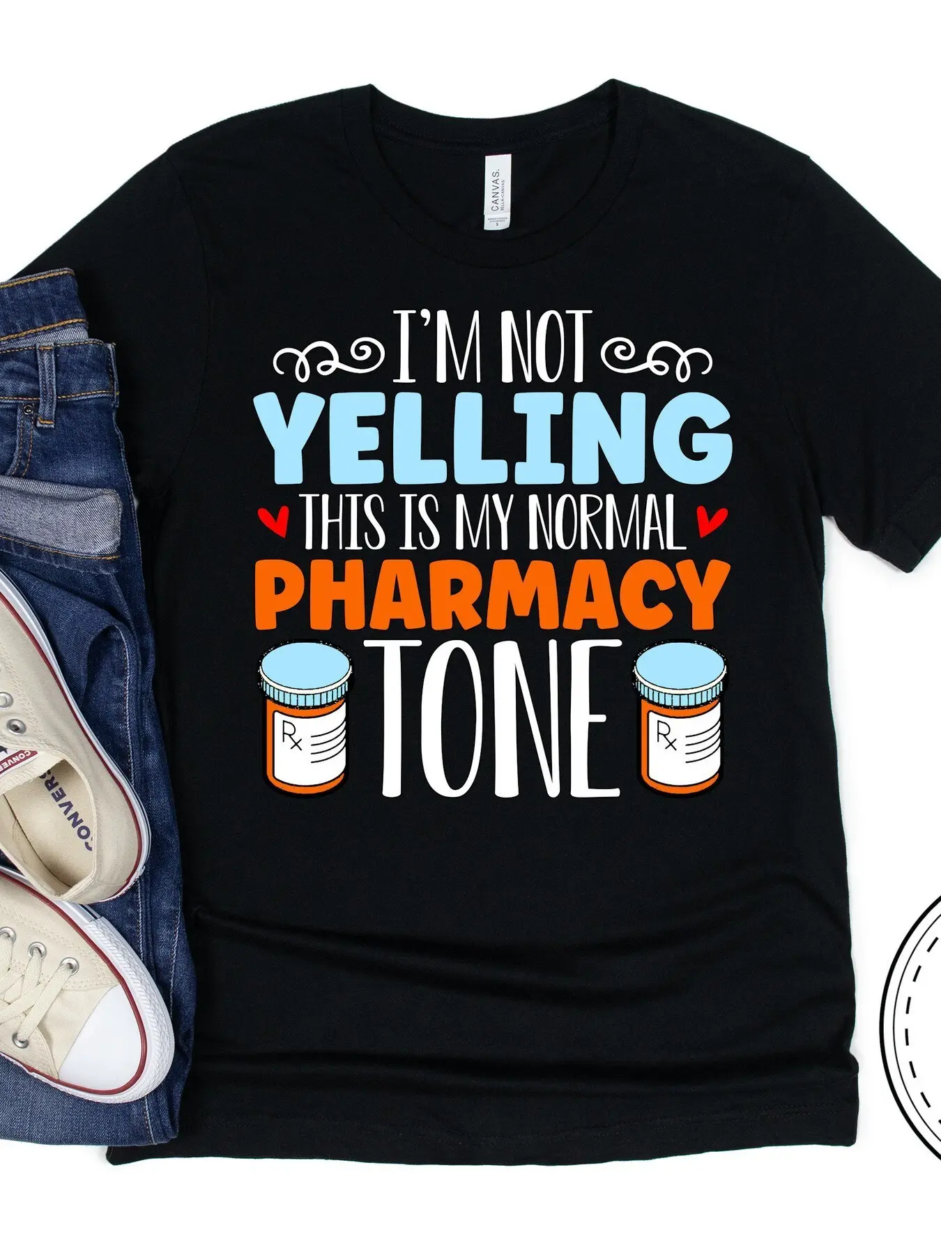 Pharmacy Technician T-Shirt Funny Medication Symbo unisex soft cotton short sleeve t shirt, vintage graphic casual tee for men women teens, perfect birthday holiday gift for camping travel gym daily street casual wear