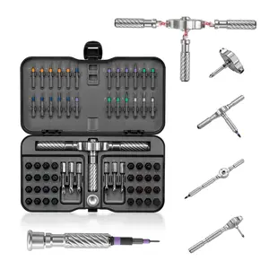 Multifunctional Screwdriver Set, 24 in 1/40 in 1/66 in 1 Magnetic Screwdriver Drill Bit Set, Household Repair Tool Set, Suitable for Furniture, Bicycle, Computer, Electronic Equipment Maintenance, Magnetic Multipurpose Screwdriver