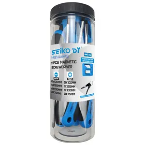 11-Piece Screwdriver Set With Plastic Packing, Phillips and Slotted Tips magnetic screwdriver set, For Electronics Repair & DIY Projects, Great Gift for Tech Enthusiasts