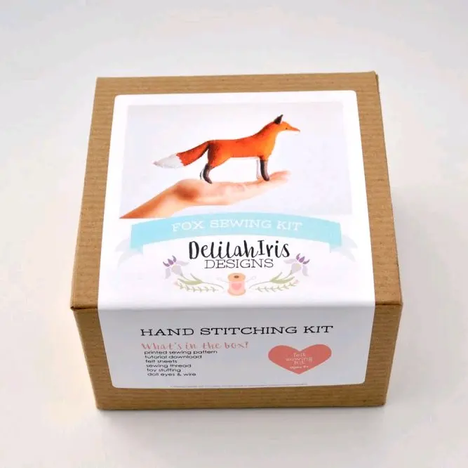 Felt Fox Sewing Kit DIY Plushie Maker