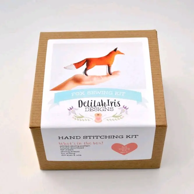 Felt Fox Sewing Kit DIY Plushie Maker
