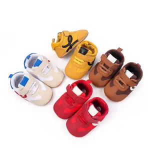 Baby Boys Girls Non-Slip Rubber Sole Sneakers Infant First Walking Shoes Toddler Newborn Flats in Assorted Colors