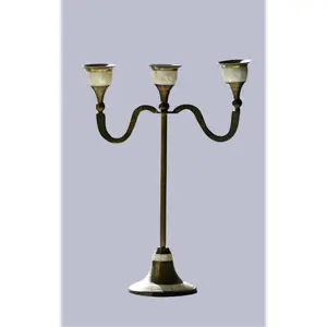 Antique Candelabra with Mother of Pearl
