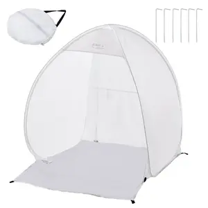 Portable Spray Paint Shelter Pop Up Tent Booth 40x35x40 Inches with Quick Assembly, Weatherproof Aluminum Frame, Large Interior Space, Dust Free Spray Booth for Automotive, Furniture, Woodworking, Home Improvement Projects