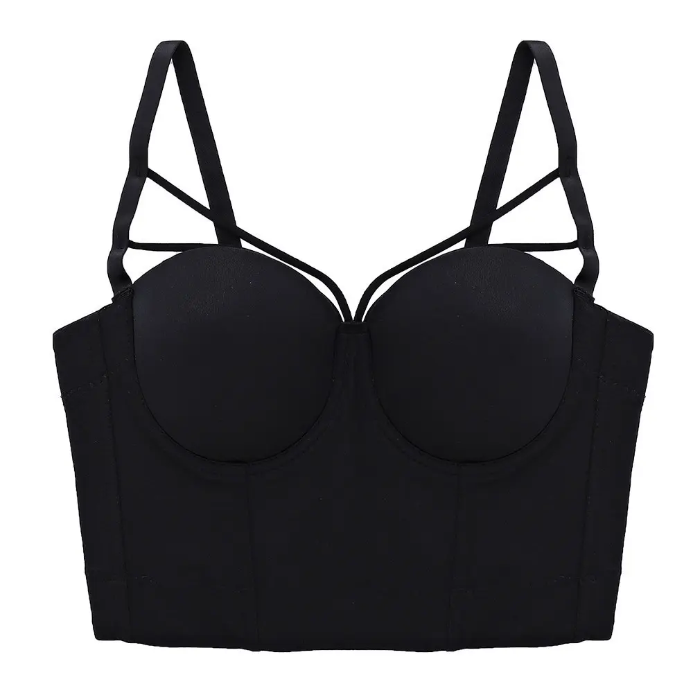 Tank Halter Tube Top Short Cross Stripes Fishbone Corset Spring Rave Outfits Weighted Vests Woman Bra Blusas Clothing Vest Sexy Girls Summer Hot Sling Wedding Party Blind Date Stage Party Shaper Ladies Crop Elevated Going Out Tank Tube Tops