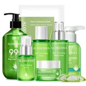 Aloderma Luxury Aloe Hydrating Set 7-Piece Set