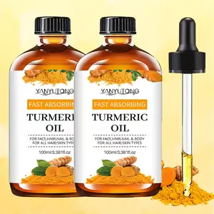 2-Pack Turmeric Essential Oil - Body Care - Moisturizing Massage Oil, Long-Lasting Ginger Scent, Suitable for Men and Women, Suitable for All Skin Types