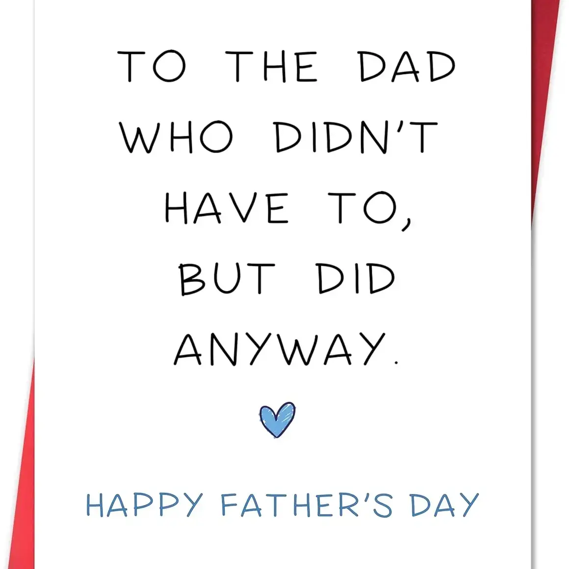Father’s Day Card for Stepdad – Unique and Sentimental Gift from Step Daughter or Son for Bonus Dad - Hand-Drawn Designs by Artists