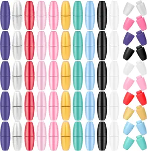 100 Sets Breakaway Clasps for Necklaces Safety Plastic Bead Connectors for Jewelry Making (Multicolor)