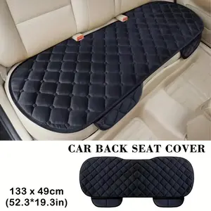 Plush Rear Car Seat Cover, Premium Quality, Stylish Design, Universal Fit, 1 Piece, Model Xinghao, No Ca Prop 65 Warning