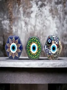 Evil Eye Glass Magnet 3 Pieces