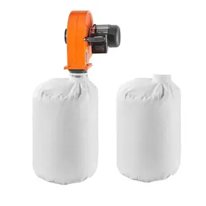 VEVOR Dust Collector, 1100 CFM 2.5 Micron Vortex Cone Dust Collectors, 1.5HP Sawdust Collection System with 35 - Gallon Dusts Collector Bag 42 - Gallon Filter Bag, 3400 RPM High Speed, for WoodworkingVEVOR Super Brand Day