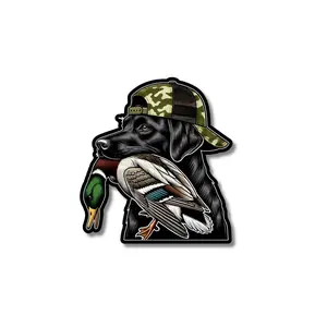Dog and Mallard Full Color Patch
