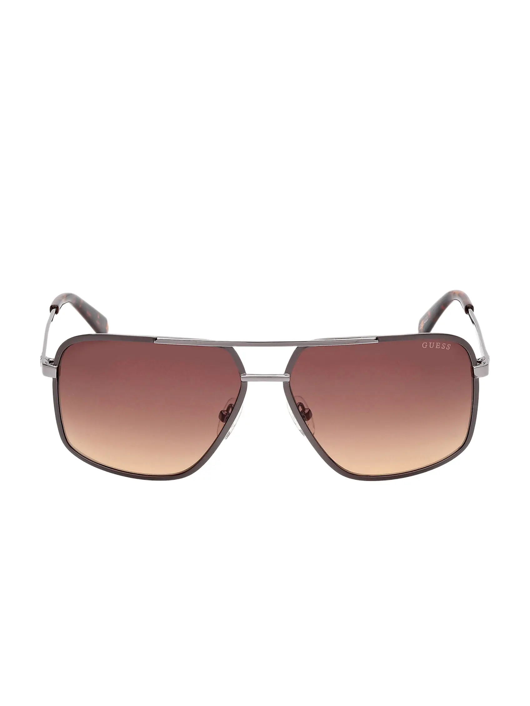 GUESS Male Aviator Metal Sunglasses