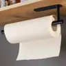 SZHLUX Paper Towel Holder, Self-Adhesive Paper Towel Holder Under Cabinet for Kitchen, No Drill Wall Mount-SUS304 Stainless Steel, Space-Saving, Easy Installation for Kitchen, RV & Bathroom-12.6’’ Towel Rack for Rolls, Plastic Wrap & More