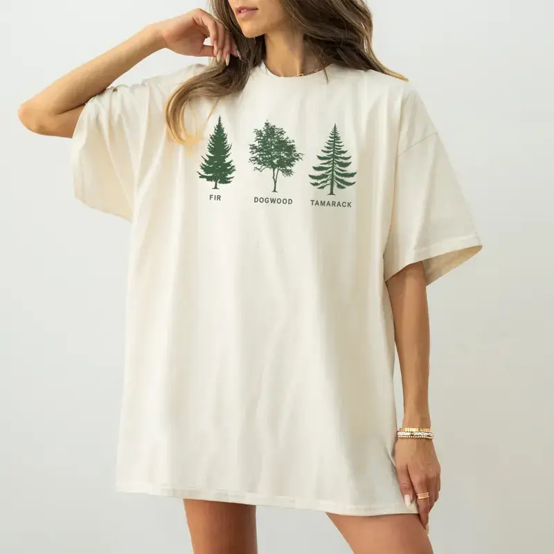 Fir Dogwood Tamarack Subtle FDT T-shirt, National Park Protest Shirt, Men Women Casual Cotton Tee