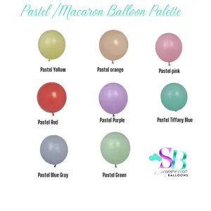 Macaron/ Pastel Color Balloons | 50 pack