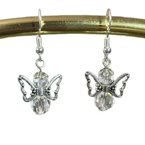 Angel dangling earrings