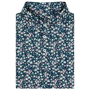 The Jasmine Men's Short Sleeve Performance Polo - Fleet Navy, Golf Polo Shirt, Polo Golf 3D, Style 3D Golf, Gift For Men