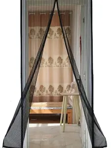 Magnetic Mesh Curtain, Breathable Design Mosquito-proof Soft Door & Window Screen for Summer, Room Decor, Auto Closer Magnetic Door Mesh