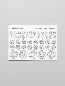 Dot Stickers | Letters