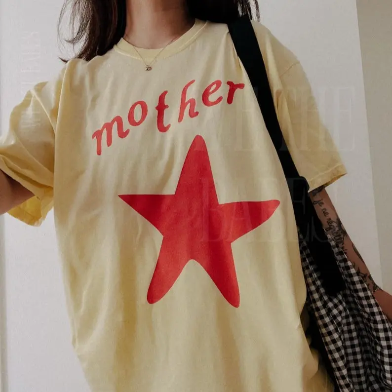 Comfort Colors Mother Star Tee, Trendy Mom TShirt, Mama Mothers Day Graphic TShirt, Celestial Mama Shirt, Birthday Gift for Mom, Cute Mama Era Clothes, Cool Mom Tee