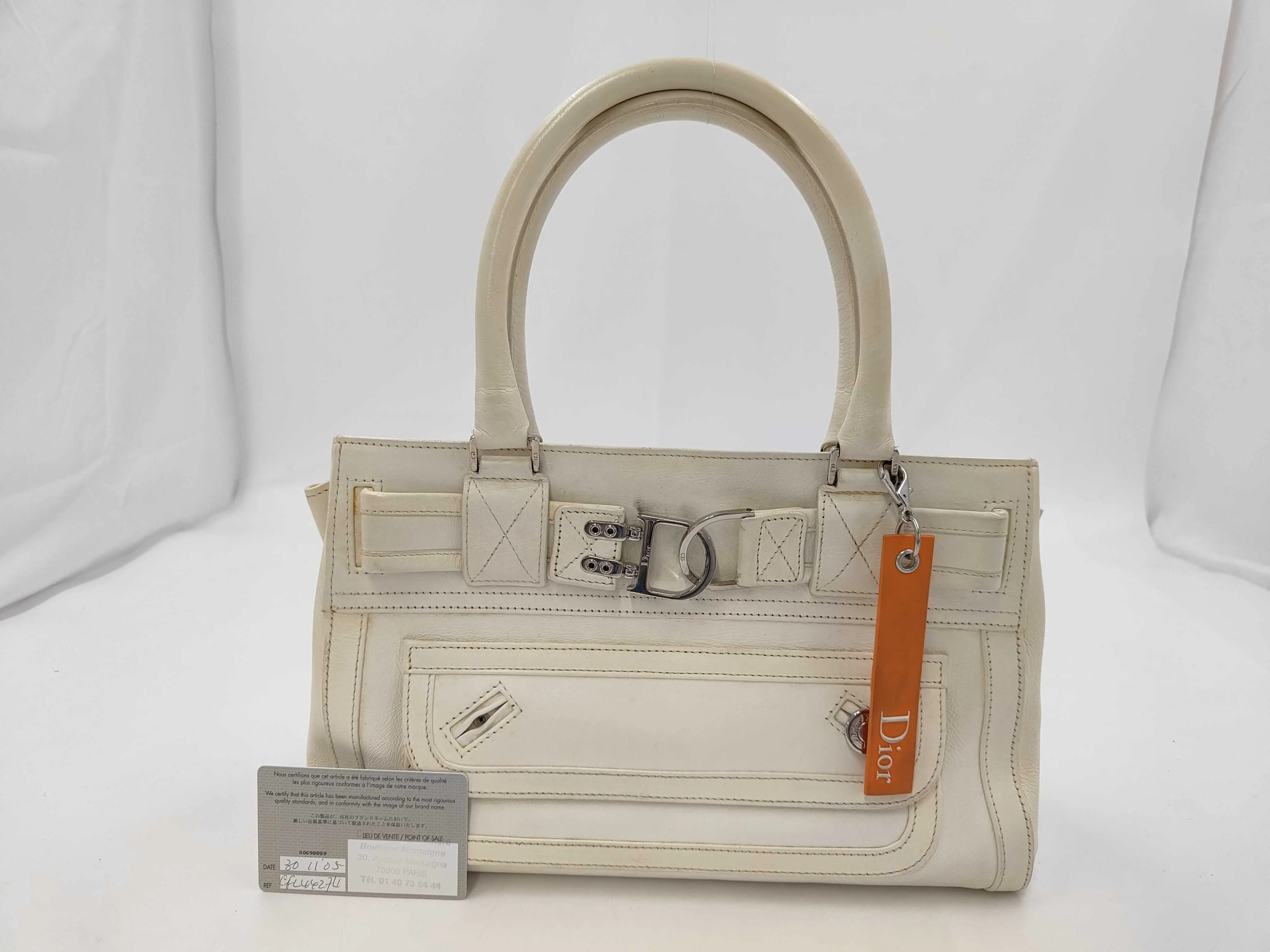 Pre-owned N/A Bag accessories Dior Christian Flight Handbag #6861 pre owned
