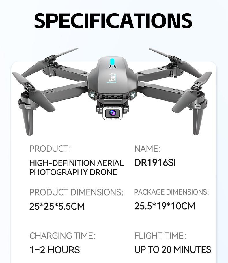 TongLi Aerial photography drone foldable drone children's remote control drone quadcopter, beginner drone dual-camera drone drones suitable for children aged 14 holiday gifts carnival gifts New Year's gifts. Folding Wifi Fpv