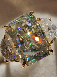 Elegant Wedding Engagement Ring for Women, Fashion Engagement Rings, Fashion Jewelry for Party, Daily Decor, Trendy All-match & Exquisite Jewelry for Birthday Gift