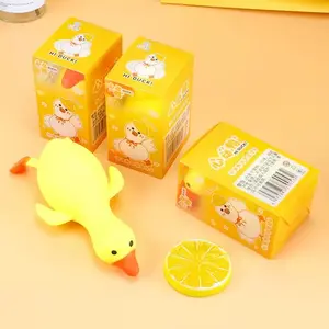 Heartfelt Duck Stress Relief Toy, Slow Rebound Long Neck Duck, Ideal for Kids and Adults, Quiet Classroom Relaxation, Malt Filled, Student Prize, Squishy Sensory Fidgets