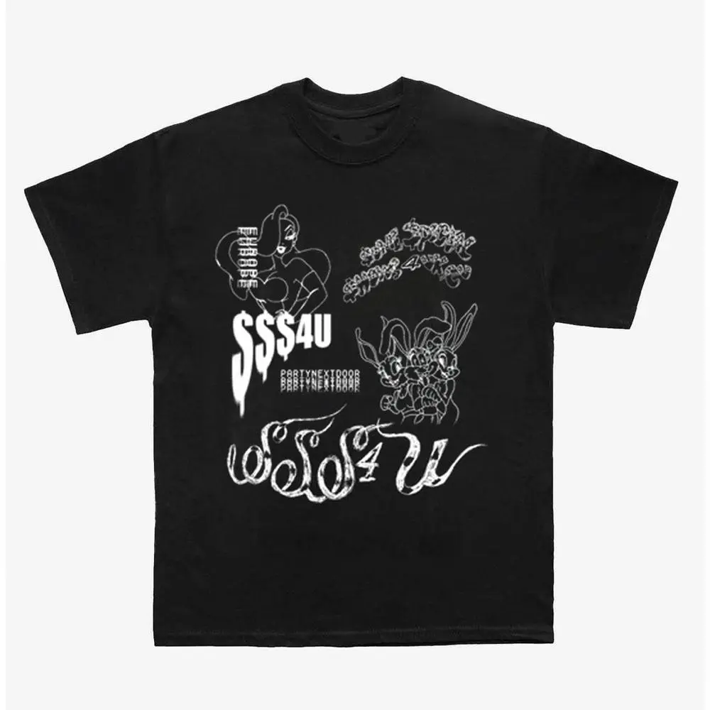 PARTYNEXTDOOR Music Shirt, Hip Hop R&B Graphic T-Shirt, Casual Streetwear