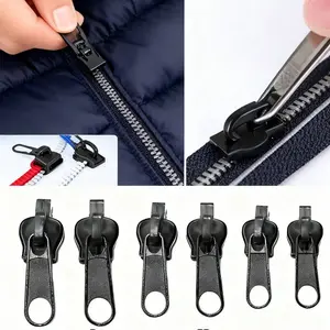 Universal Zipper Pull Replacement Set, Replaceable Zippers, Universal Design, Multiple Sizes, Quick Repair, Easy Installation, Fits Clothing and Luggage