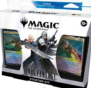Magic The Gathering Final Fantasy Starter Kit - 2 Decks Ready To Play for New Players with Essential Cards & Accessories