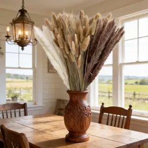 Boho Wedding Perfection: Dried Flower Centerpieces
