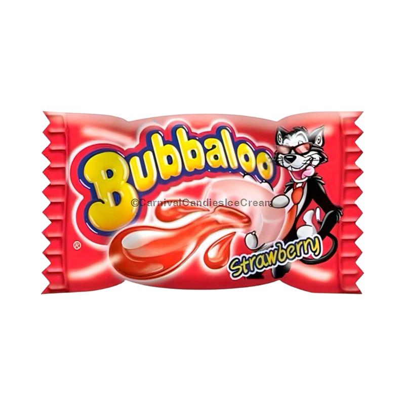 Bubbaloo Mix 4-Flavor (70 Pieces) Liquid-Filled Center Bubble Gum, Mexican Candy, Dulces Mexicanos, Flavors Fresa, Mora Azul, Banana, and Tutti Frutti