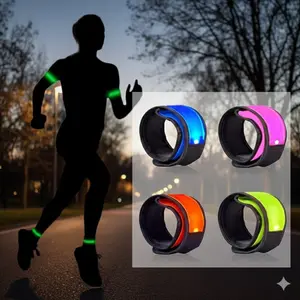 Glow in The Dark LED Wristbands, Multicolor Light Up Bracelets for Rave Party Concert, Glowing Sports Wristband for Night Running, Kids Adults Festival Accessories, Flash Toy & Glow Stick Alternative