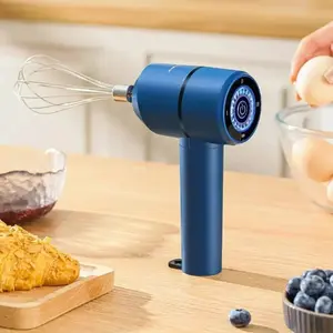 Portable Electric Blender & Milk Frother – 3-Speed Hand Mixer for Coffee, Matcha & Baking