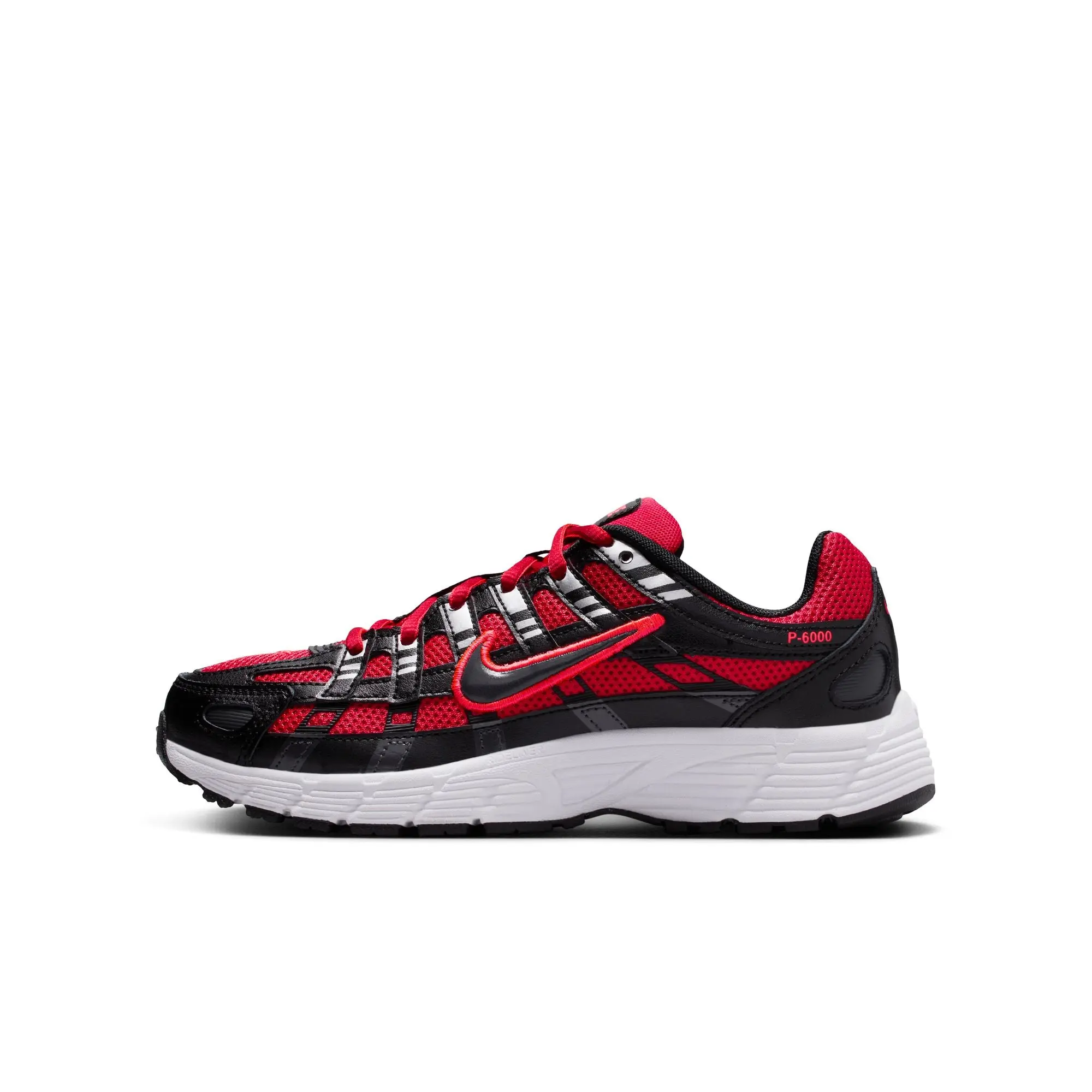 NIKE P-6000 Men's Retro Casual Trainer Shoes - Athletic, Lightweight, Leather-and-Mesh Footwear for Daily Wear, Athletic Lightweight Breathable, Sporty Breathable Shoes, Retro Look, Airy Mesh, Real, Springy Step