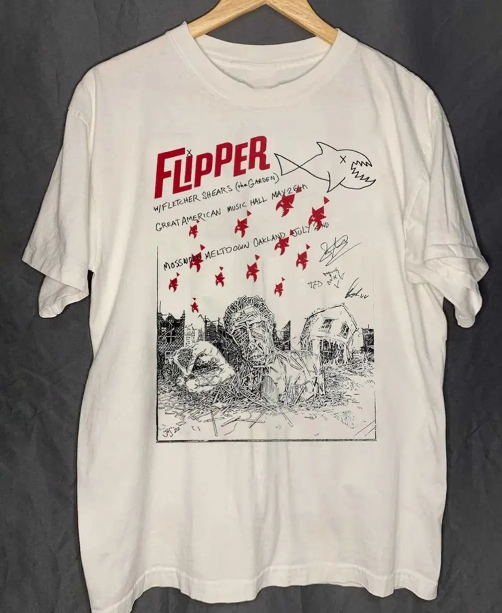 Rare! Flipper band Black Tour T-shirt Gift All Size S to 5XL SEG_109 Y