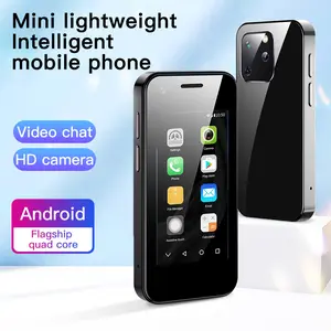 [Mini Android ] Compact Android 9.0 Mini | 2GB+16GB, 2M Front Camera+5M Rear Camera, HD Dual Camera, 3G, Touch Screen, WiFi, GPS, Teenager Student Mini, Birthday Gift, Black